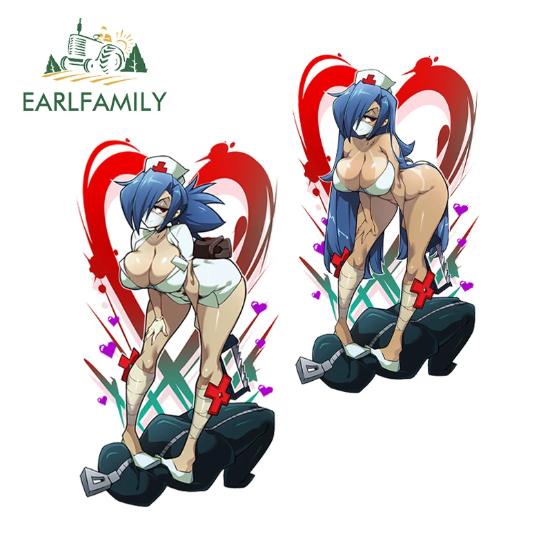 

EARLFAMILY сексуальное платье медсестры, автомобильные наклейки, креативные забавные граффити, автомобильные аксессуары, крутые уличные знаки, декор для мотоцикла, каравана