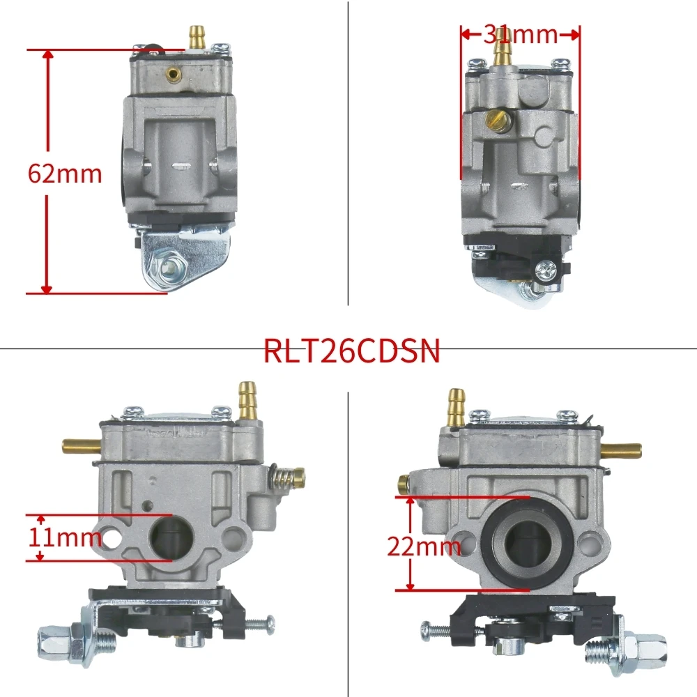 Rlt26cdsn Lawn Mower Carburetor For Ryobi Rlt26cdsn Homelite Hlt25cnb Trimmer Weber Engine Carburetor