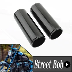 Motorcycle Front Fork Boot Slider Upper Shock Absorber Cover Aluminum FOR Harley Davidson Softail Street Bob FXBB 2018-2023