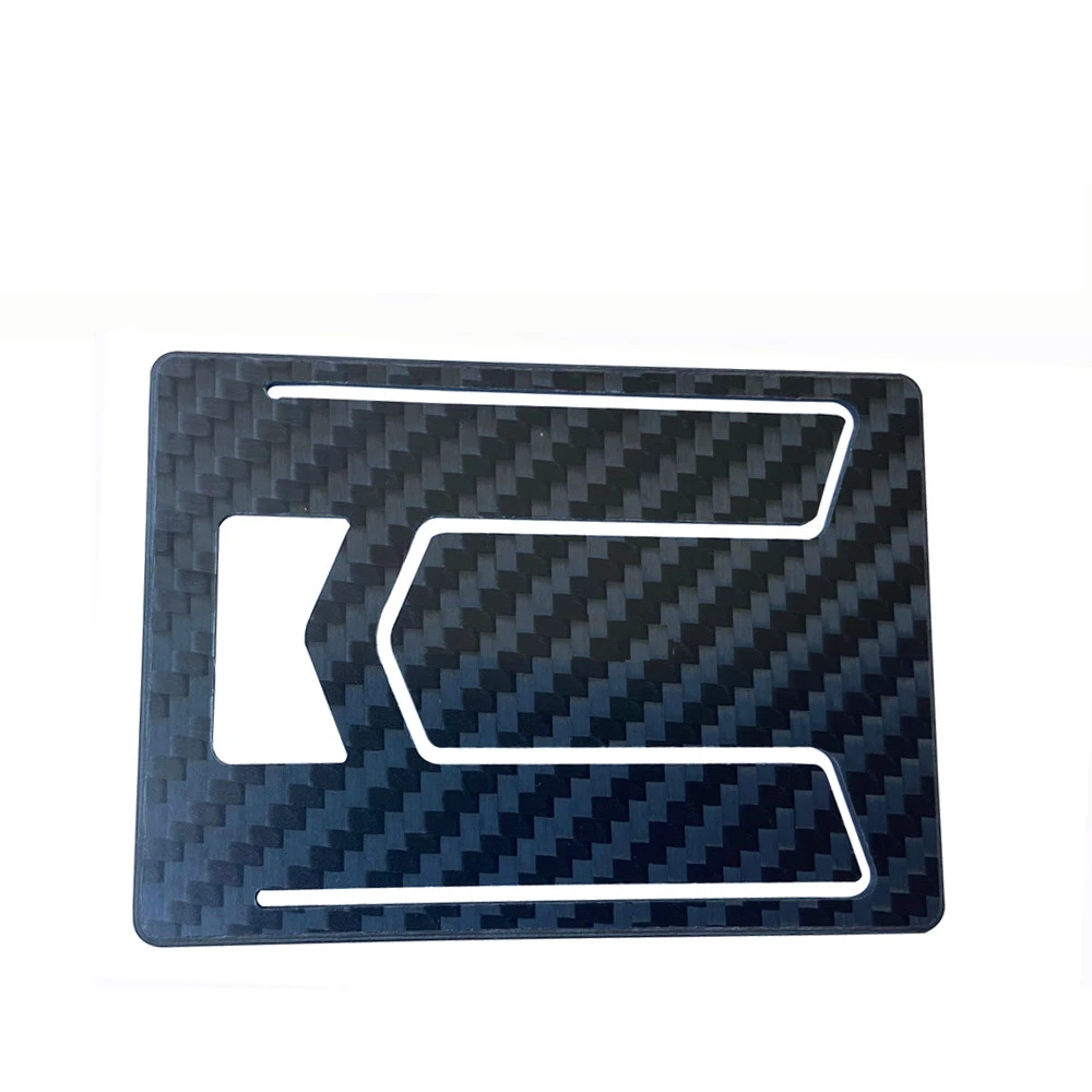 Ultra-thin carbon fiber mini Wallet RFID anti-theft credit card ID wallet
