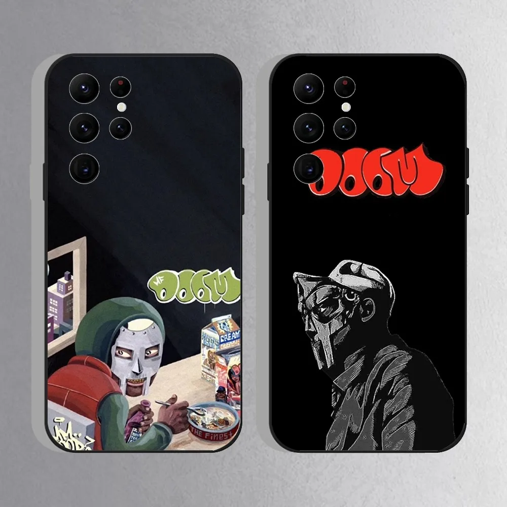 

Rapper MM FOOD Mf Doom Phone Case For Samsung S25,S24 Ultra,S20,S30 plus,S22 plus,S23,S30 Ultra 5G Silicone Black Shell