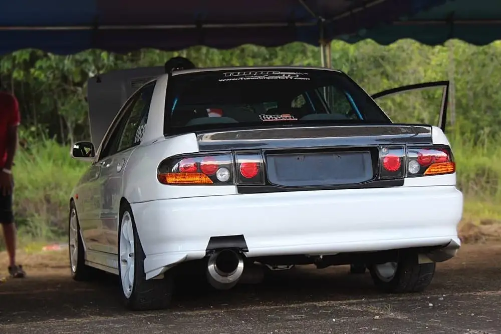 

Подходит для Mitsubishi EVO 5-6 CP9A, теплозащитный экран выхлопной системы заднего бампера