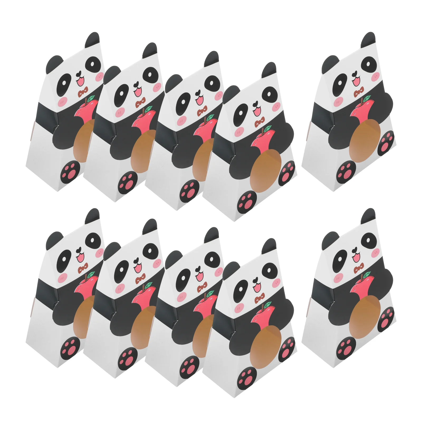 

10Pcs Cute Panda Candy Boxes For Party Favors And Baby Showers For Christmas Packing And Birthday Treat Small Cardboard Boxes Fo