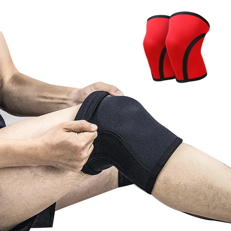 Squat 7mm Knee Sleeves Pad Support Men Women Gym Sports Compression Neoprene Knee Protector Accessories For Weightlifting