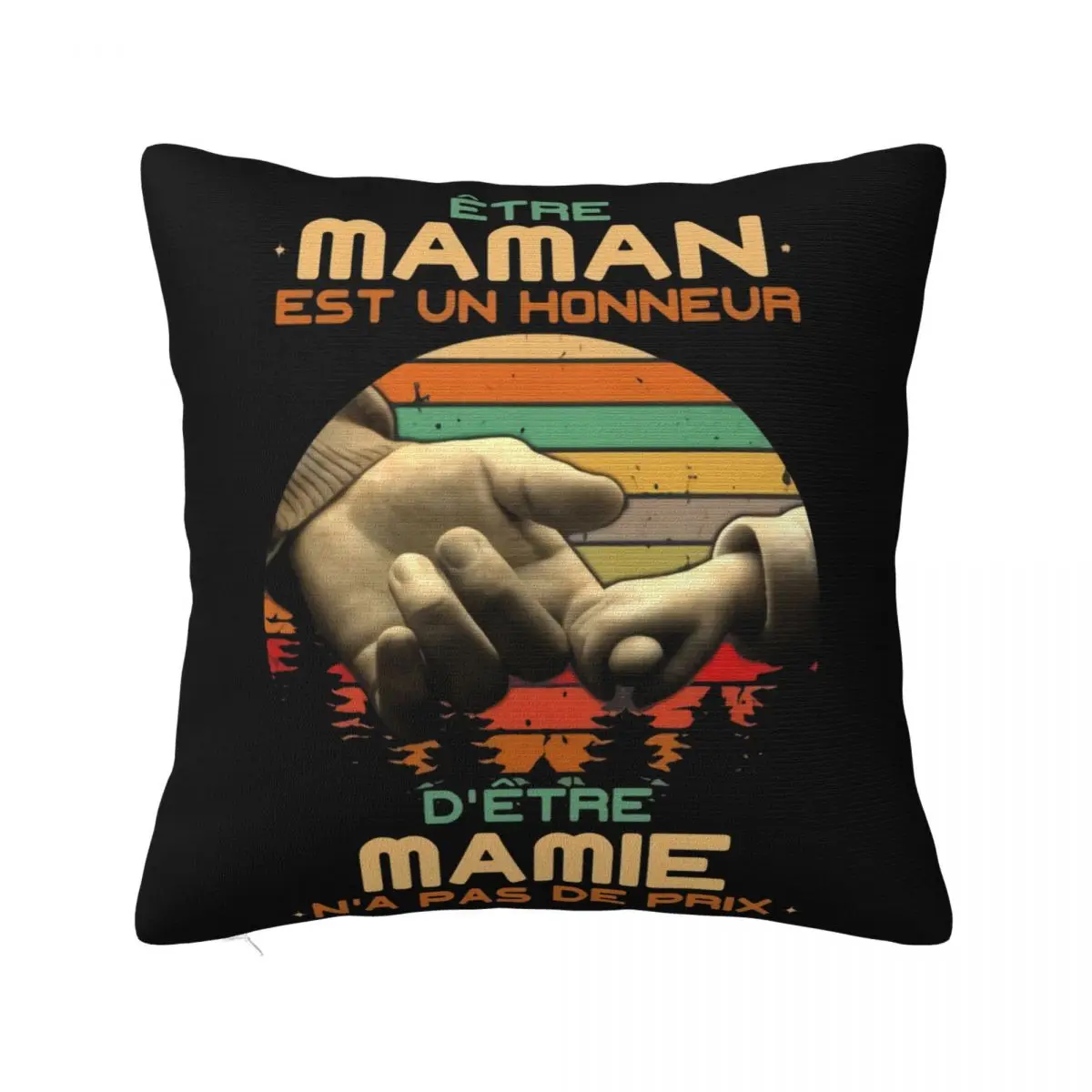 Etre Maman Est Un Honneur D'Etre Mamie N'A Pas De Prix Vintage Version S Pillow Case