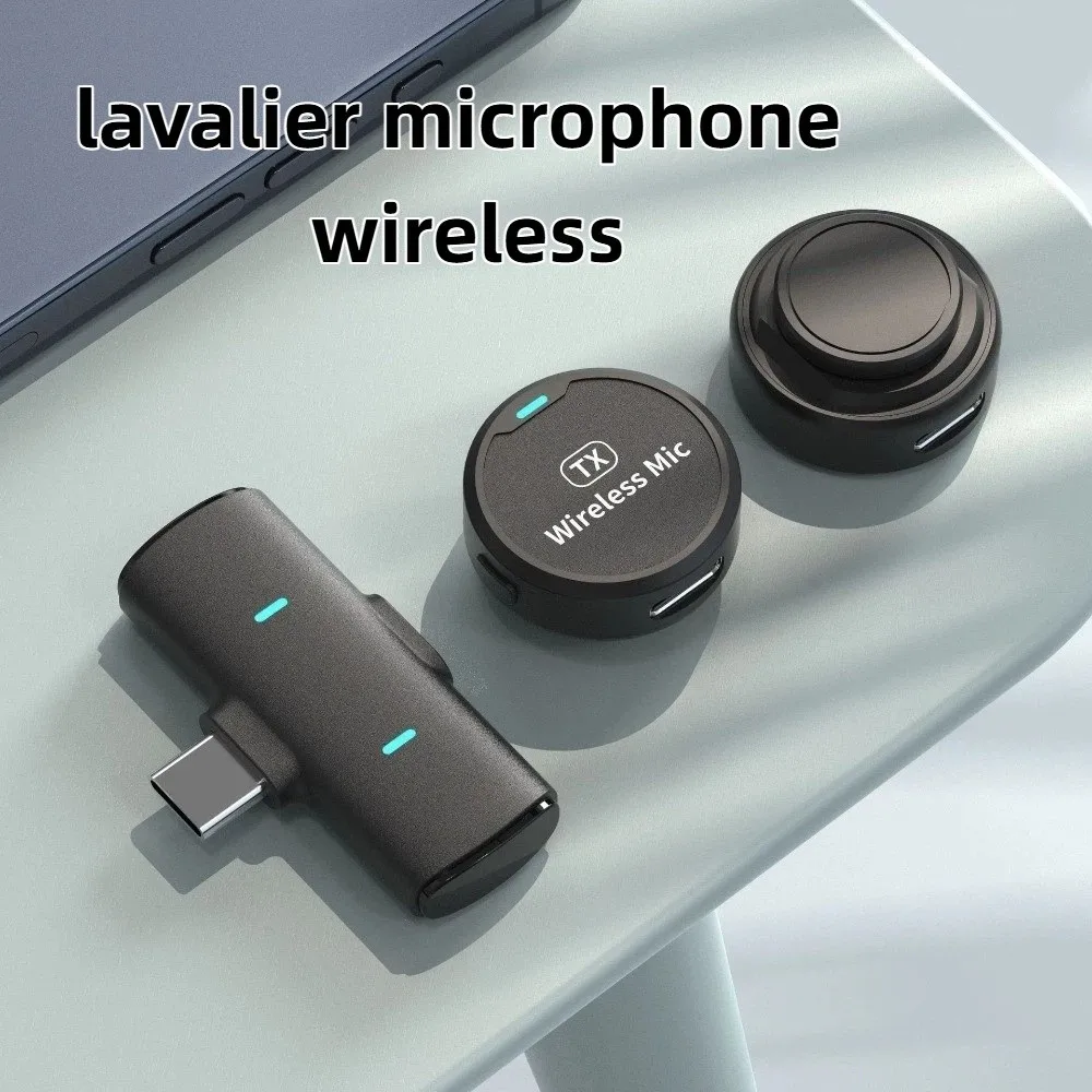 2 في 1 ميكروفون Lavalier ذو طية صدر السترة جاذب مغناطيسي ميكروفون Lavalier لاسلكي تسجيل ميكروفون Lavalier لاسلكي محمول #2