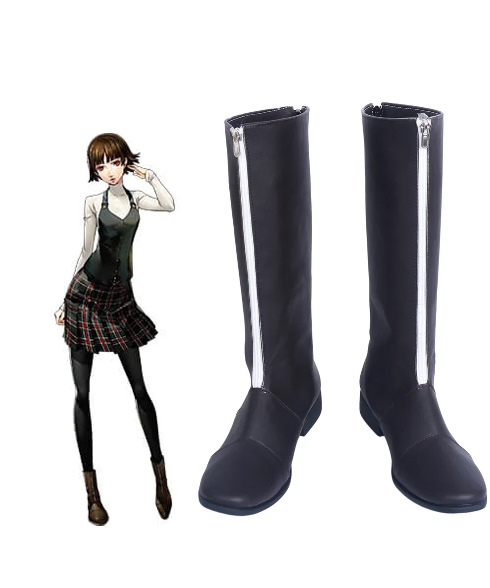 

Persona 5 Niijima Makoto Queen P5 Cosplay Boots Shoes Custom Made