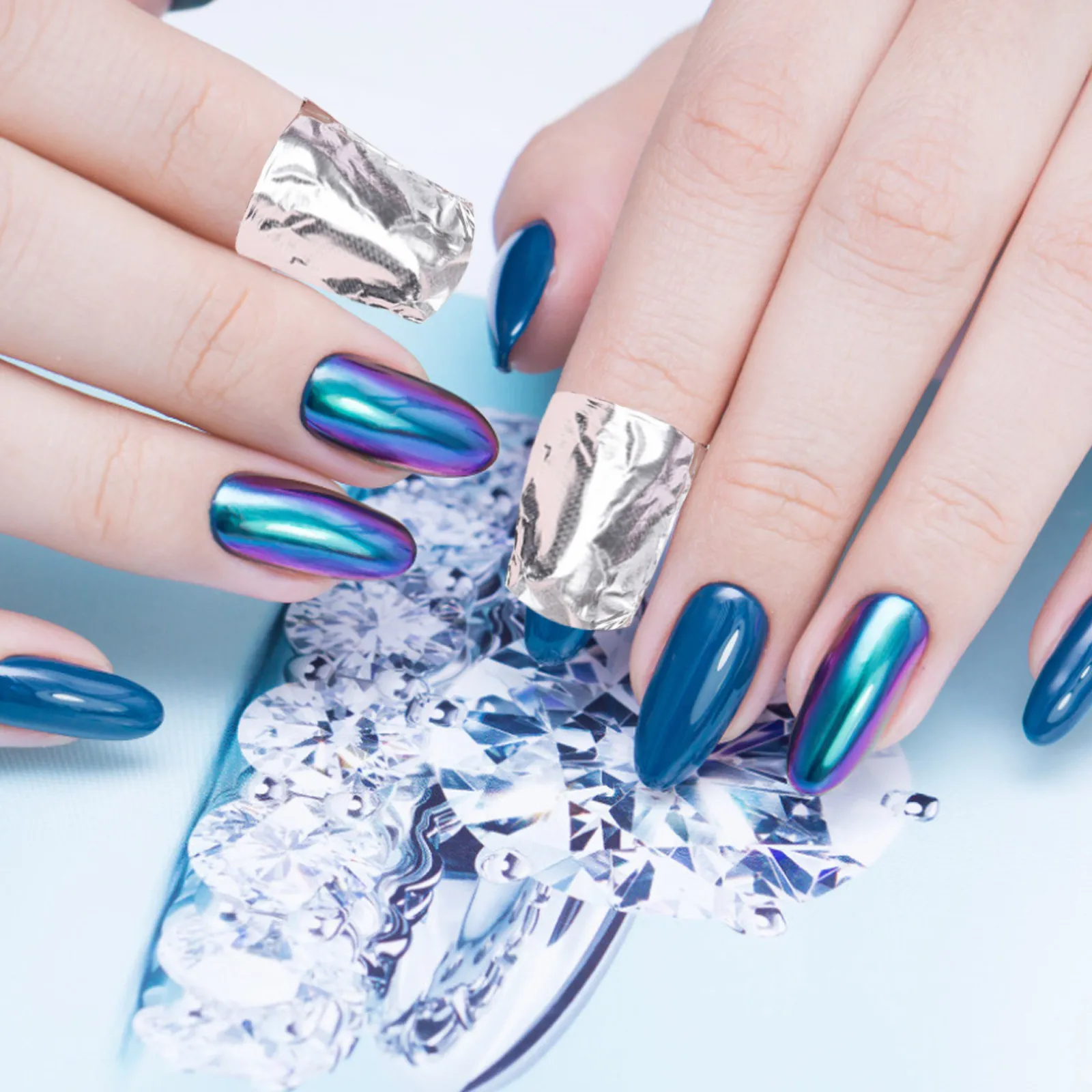 

Плотные фольгированные салфетки для удаления гель-лака без остатка, одноразовые, для маникюра, DIY, салонные инструменты, подарок для нейл-арта