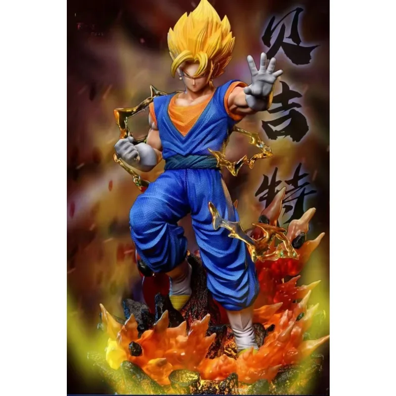 Figurine d'anime Dragon Ball pour garçons, Super Saisuperb, Vegetto, modèle de jouets, figurines d'action, collection de statues, pendentif, décoration de bureau, cadeaux