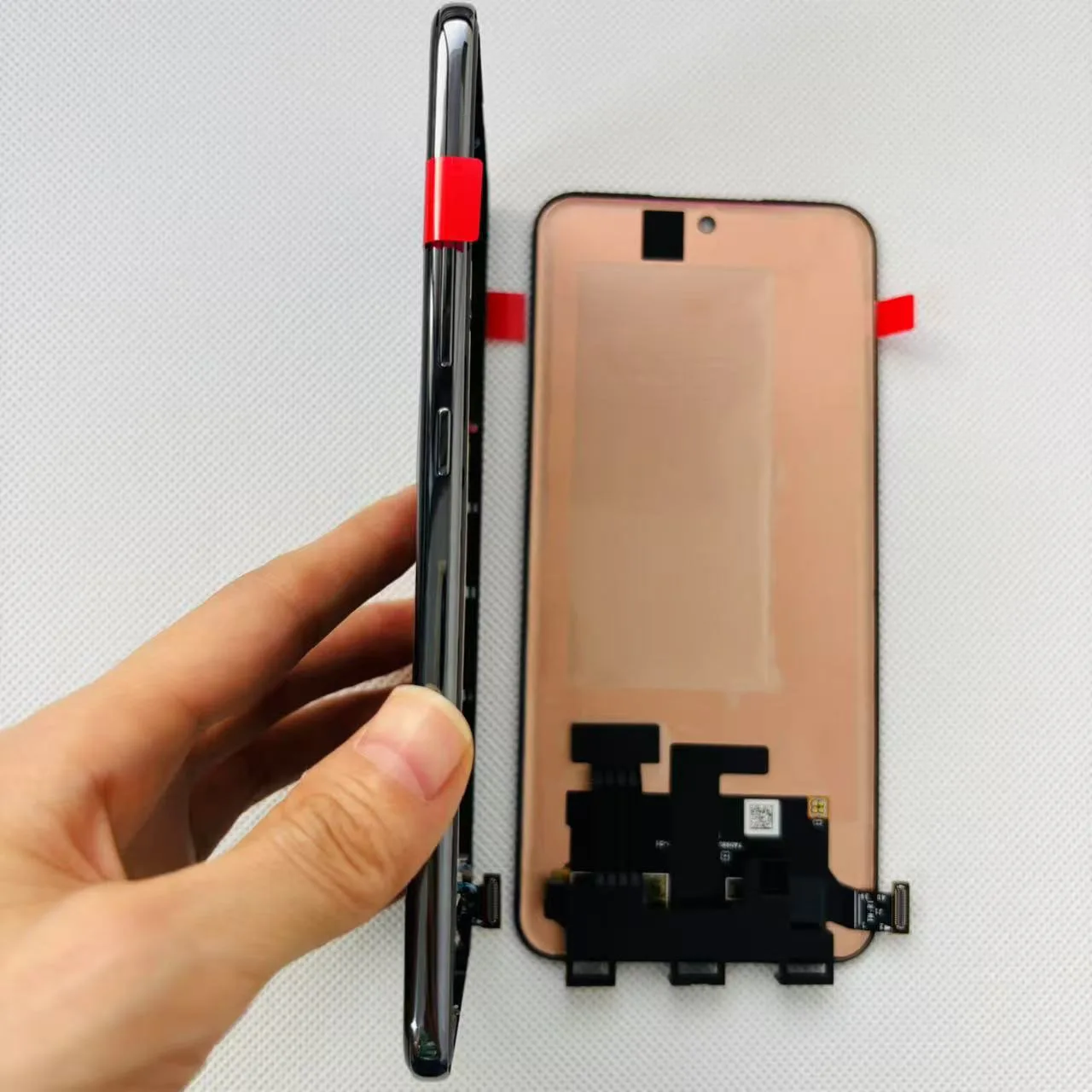Oryginalny AMOLED Nowy 6.83'' Ekran LCD z Digitizerem Dotykowym i Ramką do Oppo Realme 14 Pro Plus RMX5051 / Realme 14 Pro+ — zdjęcie produktu 5