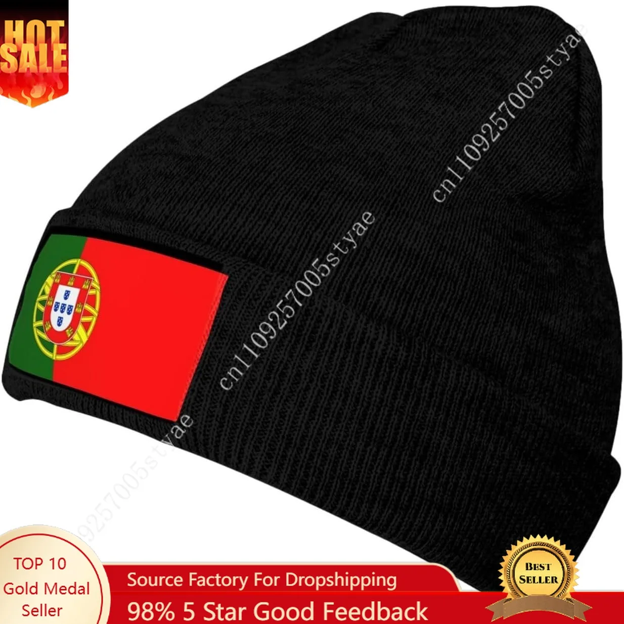 

National Flag Beanie Men Women Knit Hat Cuffed Beanies Warm Winter Cap Soft Skull Caps Fashion Ski Hats