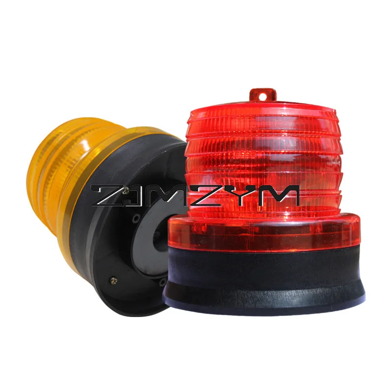 LED Solar Warning Light Solar Flashing Strobe Beacon Emergency LED Warning Light Car Auto Lamp