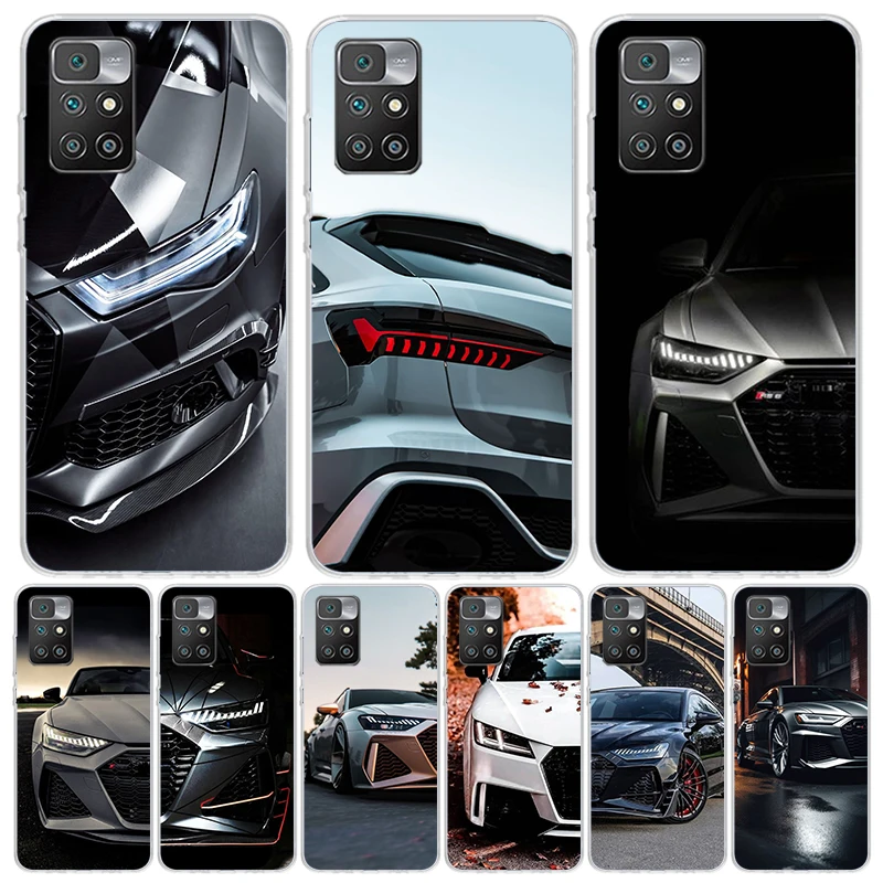 Super Car For A-Audis R-S Sport Case Phone Cover for Xiaomi Redmi 12 12C 10 10C 10A 9 9C 9A 9T 8 8A 7 7A 6 Pro 6A S2 K20 K30 K40