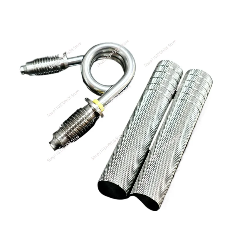 

Professional Stainless Steel Hand Grip Strengthener Kit – Adjustable Resistance for Wrist, Finger, Arm & Grip Strength Training