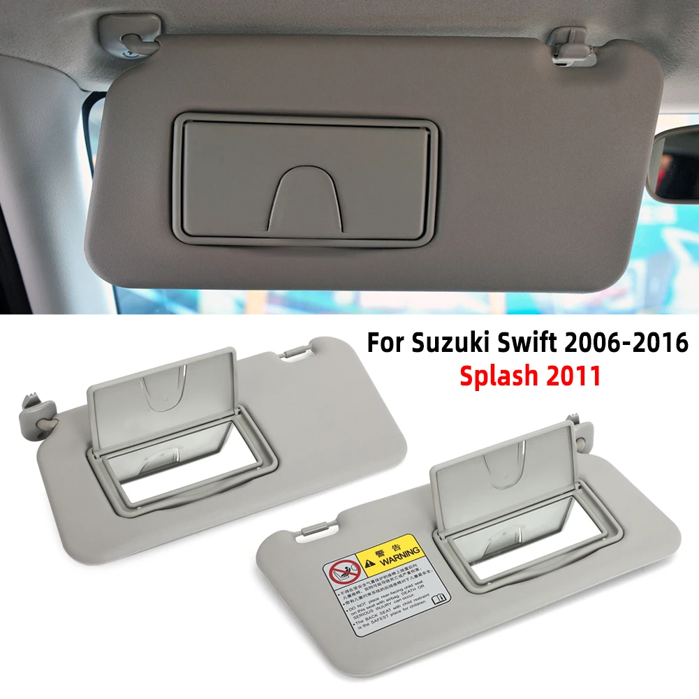 For Suzuki Swift 2006-2016 Splash 2011 Car Sunvisor Left Right Side Sun Shield Sunshade Sun Visor Shade With Mirror 84802-63J51 