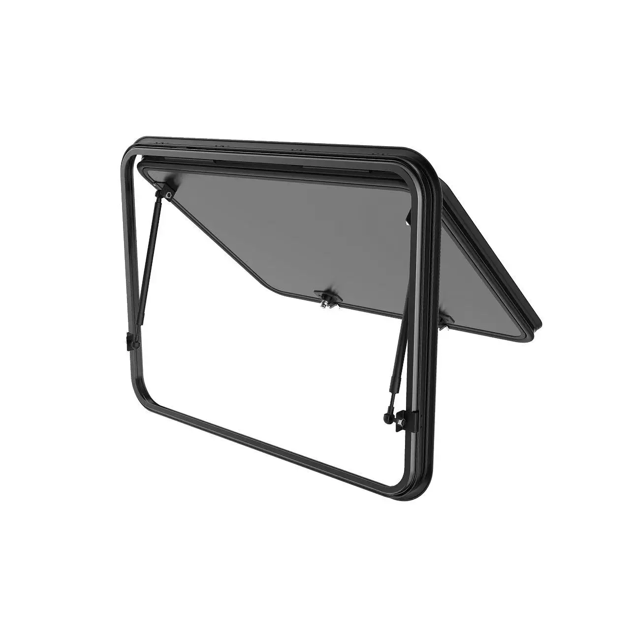 RV Accessories Factory Camper Part Black Lockable RV Caravan Luggage Door Hatch Door Compartment Door view 5