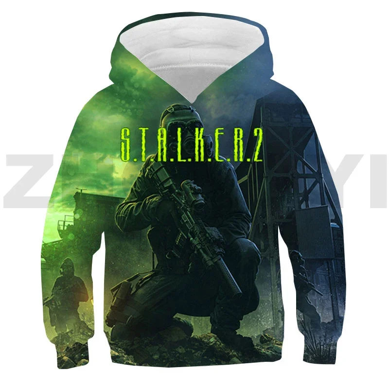 

Shooting War Game Boy S.T.A.L.K.E.R. 2 Heart of 3D Hoodie Stalker 2 Fashion Hoodie Teens Casual Anime Kids Plus Size Long Sleeve