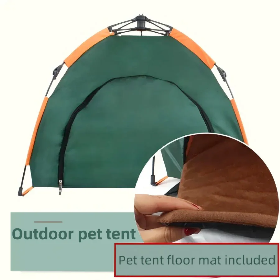 Soft-Sided Folding Pet Tent | Portable Pet Crate for Home and On The Go | Water-Resistant Canvas Fabric | Indoor&Outdoor Use