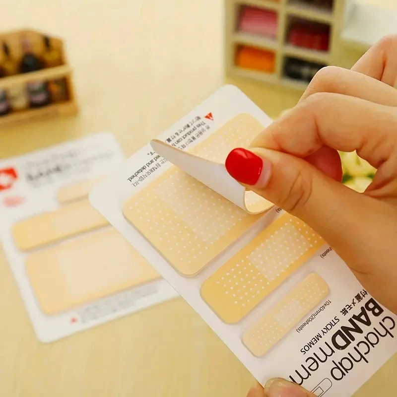 Bandage Shape Sticky Notes Note Stickers Writable Labels  Note Set Point Marker Bookmark Blinder Page Flags Memo Tape Flags