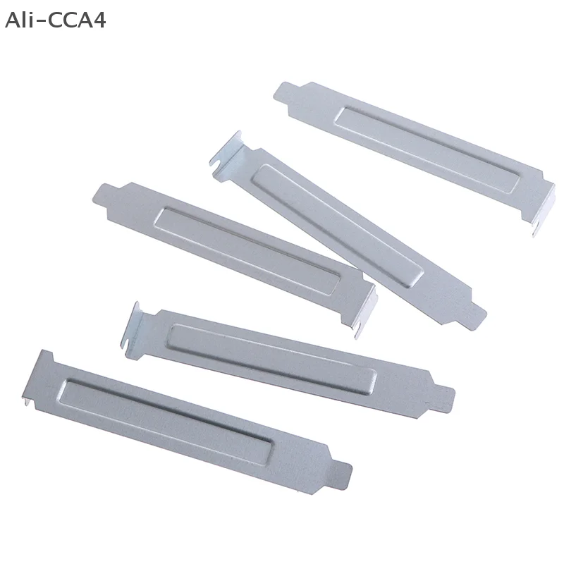 CCA4-5pcs 12cm Silver PCI Slot Cover PC Computer Case Dust Filter Blanking Plate