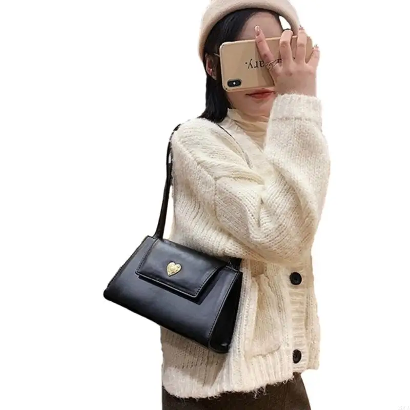 

Fashion PU Bag Vintage Bag Small Square Bag Armpit Bag Shoulder Bag for Women Girl Versatile Underarm Bag Trendy Bag 20CA