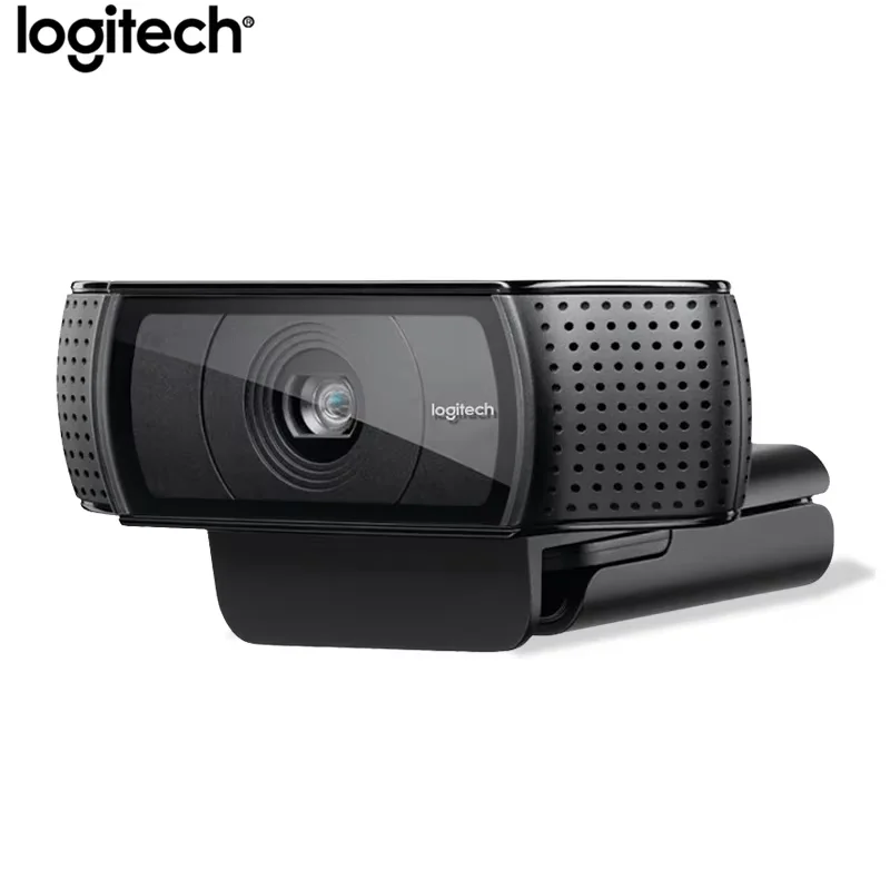 كاميرا ويب Logitech C920E HD Pro عريضة الدردشة الفيديو تسجيل USB كاميرا ويب ذكية 1080p للكمبيوتر C920 نسخة مطورة CMOS #4