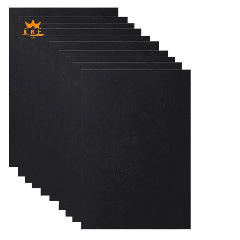 A08E-Paper Binding Cover, A4 Leather Texture Binding Cover, 8.27X11.69 Inch Presentation Leathergrain Binding Cover