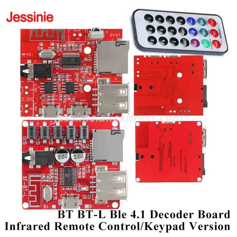 Bluetooth-compatible Audio Receiver BT BT-L Ble 4.1 MP3 WAV Lossless Amplifier Board Wireless Stereo Decoder Module DIY
