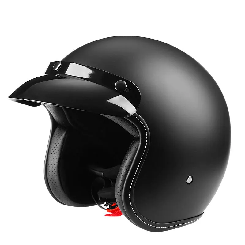 

Wholesale Price Half Face Helmet Drop Shipping Retro Vintage Motorcycle 3/4 Helmet