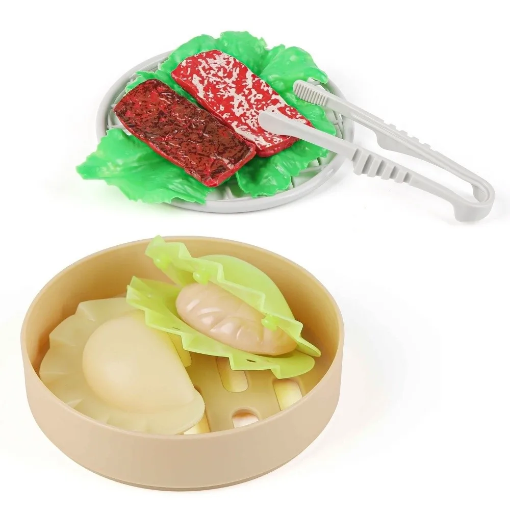 Simulation amusante et sûre, anti-Stress à croquer, gelée, Pudding, nourriture éducative, légumes, Hamburger, jouet de cuisine