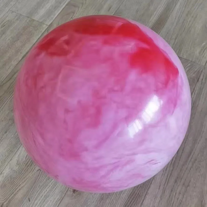 Frosted Small Mini Yoga Ball 25cm Straw Pilates Inflatable Gymnastics Fitness Children's Toy Balloon