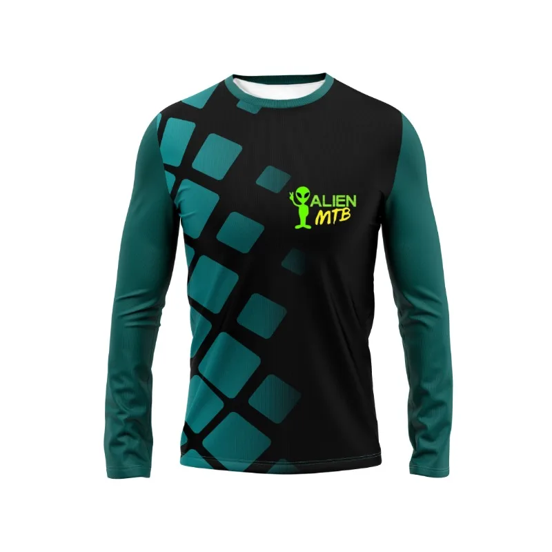 

2026 Fashion Sports Cycling Long Sleeve, Racing Racing Printed Long Sleeve Sportswear, Off Road Sunscreen Cycling Clothing