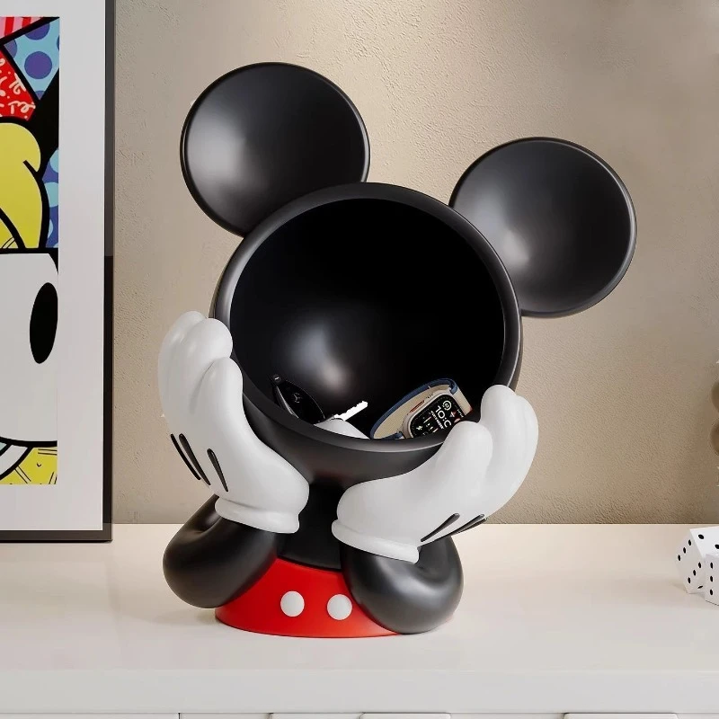 ديزني ميكي شخصية مدخل تخزين زخرفة الفتيات سطح المكتب مستحضرات التجميل صندوق تخزين المنزل متعدد الوظائف تخزين الرف