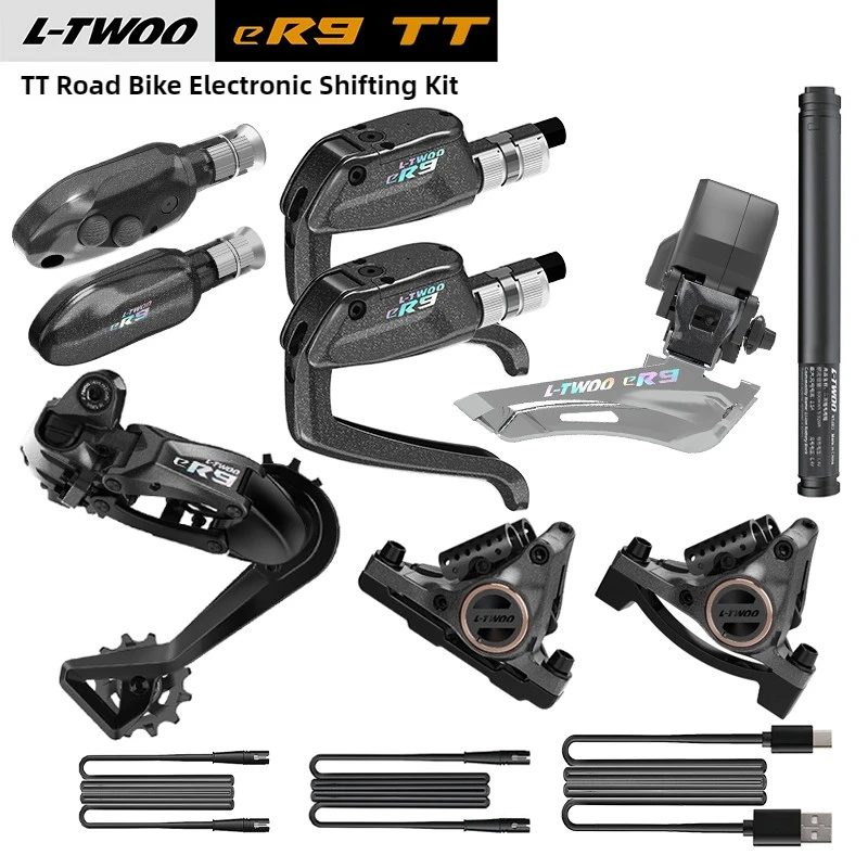 

LTWOO eR9-TT Electronic Shifting Kit for TT/Road Bikes 2x10/12-Speed Hydraulic Disc Brakes High-Precision & Reliable Performance