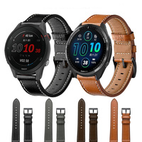 22mm Strap Replacement Band For TicWatch Pro 3 GPS GTX 2021 2020 Smart Watch Leather  Bracelet Watchband For Ticwatch S2 E2 Belt