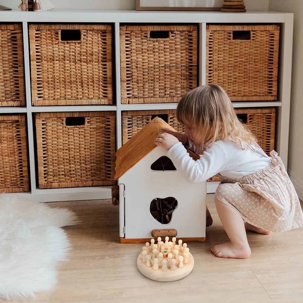 1セットのメモリーチェスゲーム、子供向け教育玩具、早期脳力エンターテイメント