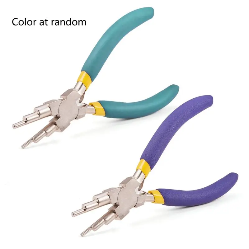 E0BF Six Segment Pliers Mini Jewelry Pliers Accessories DIY Pliers Six-section Hand-wound Modeling Pliers for Jewelry Making