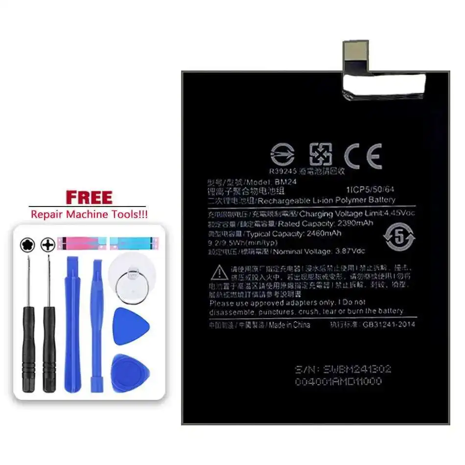 

Premium Replacement 2460Mah Mobile Phone Battery For Xiaomi MI Mix Fold 1 1St M2011J18C Safe BM24