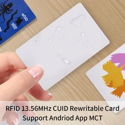 5pcs Cuid Card 13.56Mhz IC Cards Access Control NFC Smart Chip Badge 0 Block Writable CUID Card MF 1K S50 Rewritable Card