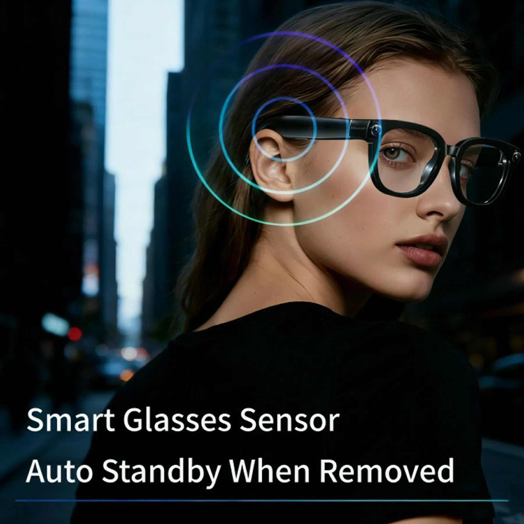 800W Pixel Camera Smart Glasses Men Video Recording AI Photo Recognition Bluetooth Call Voice Translation Sunglasses Man - view 4