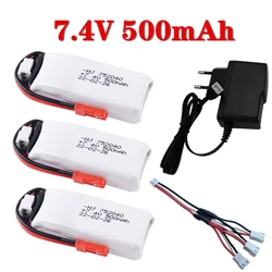 HJ 2S 7.4V 35C 500mah Lipo Battery Charger Set For Radiolink A560 Fixed Wing Rc Car RC Toys Model Parts With JST 7.4V Battery