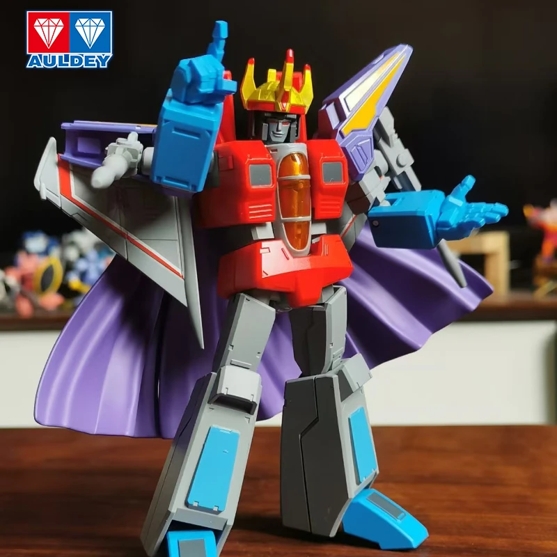 AULEDY トランスフォーマー オプティマスプライム スタースクリーム サウンドウェーブ アクションフィギュア 1/43スケール 25+可動関節 フルペイント 公式版 男の子向け