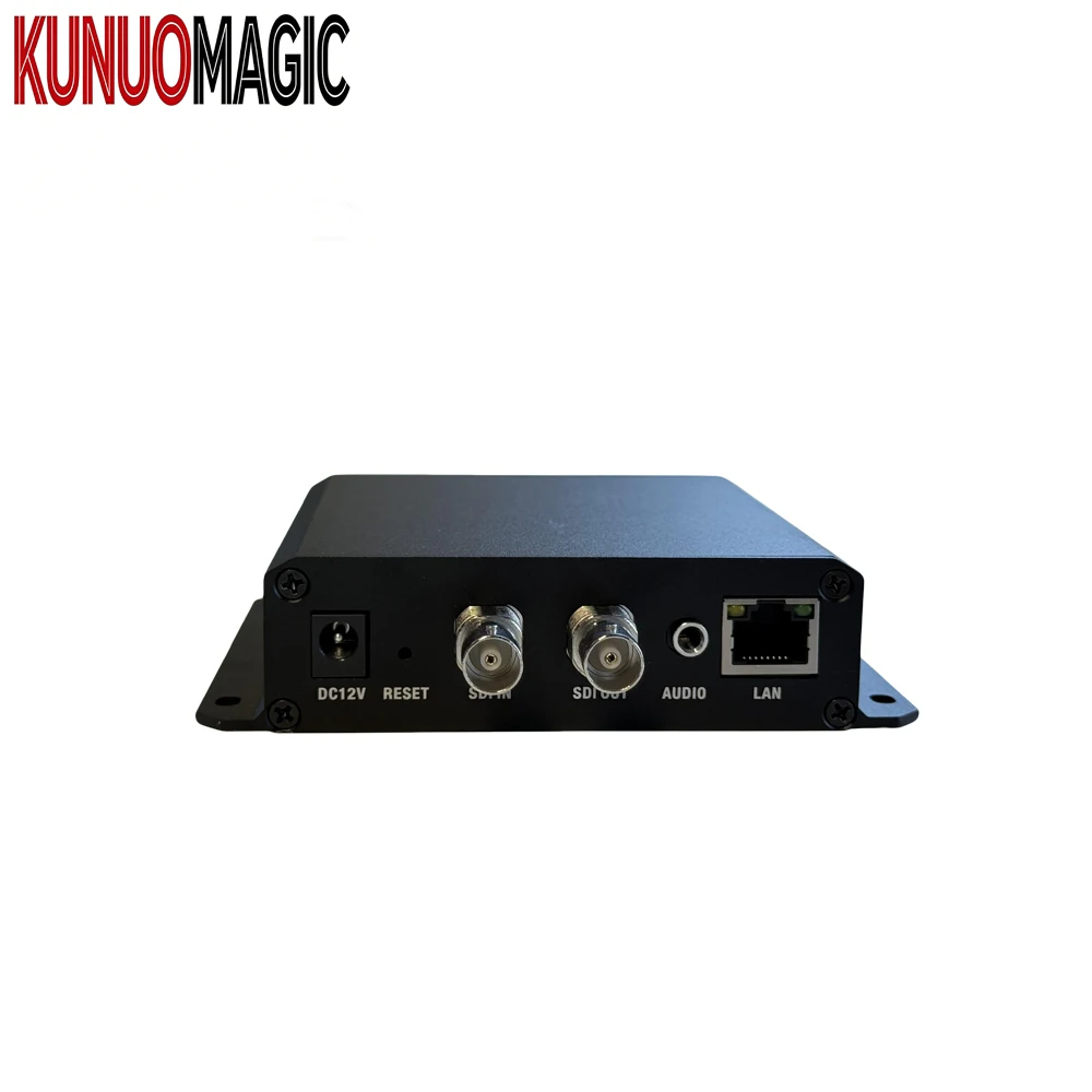 Good Quality SDI to UDP/RTMP/RTSP/SRT 1080P HEVC Live Encoder with 1SDI Loopout and VBR Bitrate