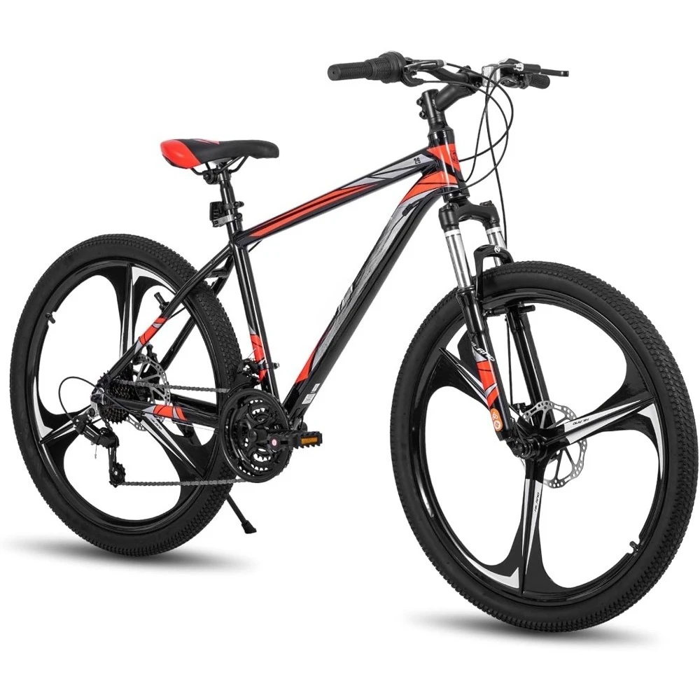 

Mountain Bike, 3/6/Multi-Spokes, 21 Speeds Drivetrain, Aluminum Frame 26 Inch Wheels, Disc-Brake Bike for Men Women Men's