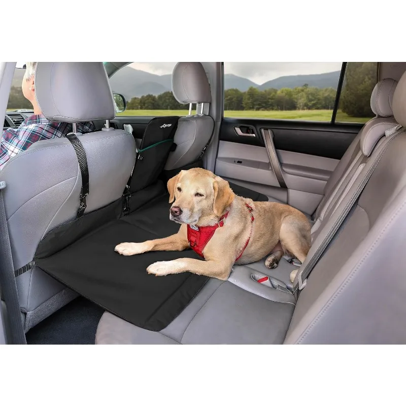 

Rover Backseat Bridge Dog Car Extender, Seat Bridge for Dogs, Padded Pet Car Barrier, Reversible, Water Resistant,