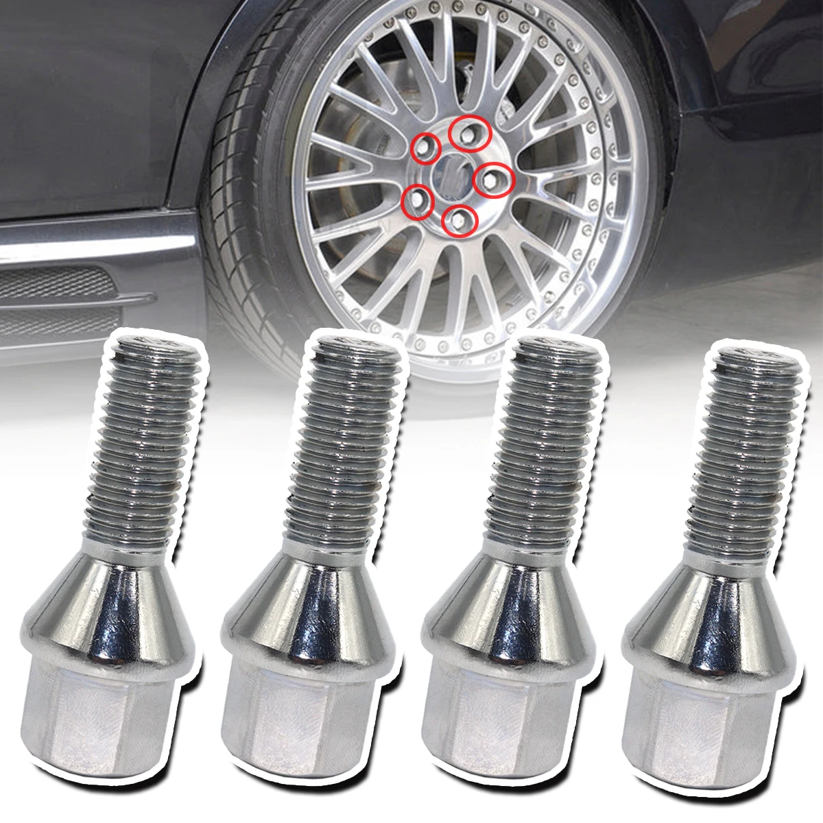 

Car Wheel Tyre Nut Stud Lug Bolt Screw Replacement Longer For Opel Vauxhall Adam Astra Calibra Combo Corsa Meriva Senator Zafira