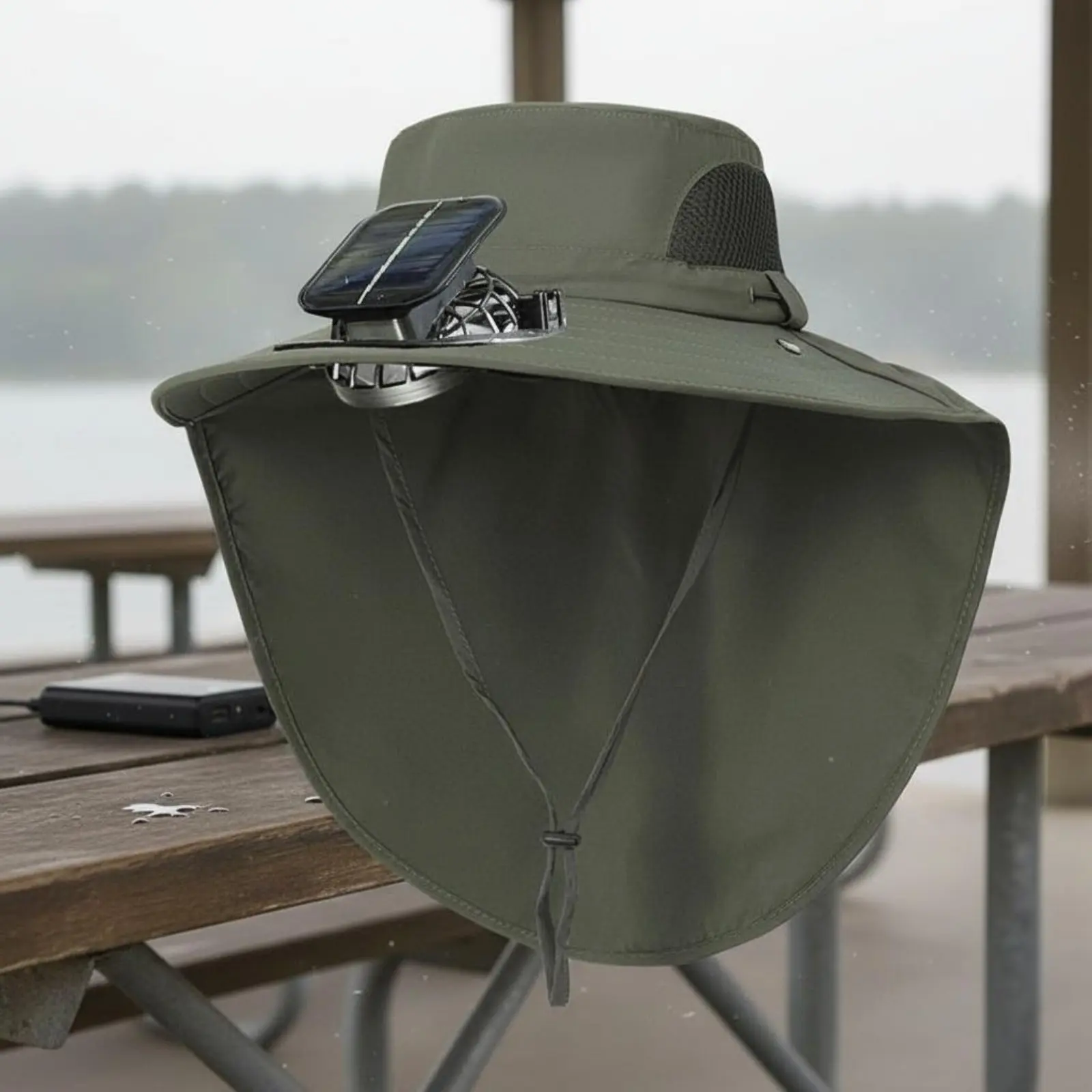 

Solar Fan Hat 3 Speed Rechargeable Cooling Hat