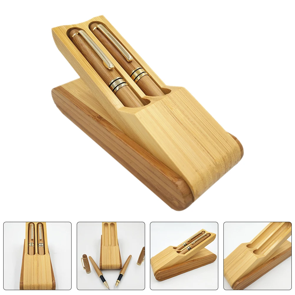 

Pen Set Calligraphy Fountain Pens for Writing Luxurious Bamboo Style
