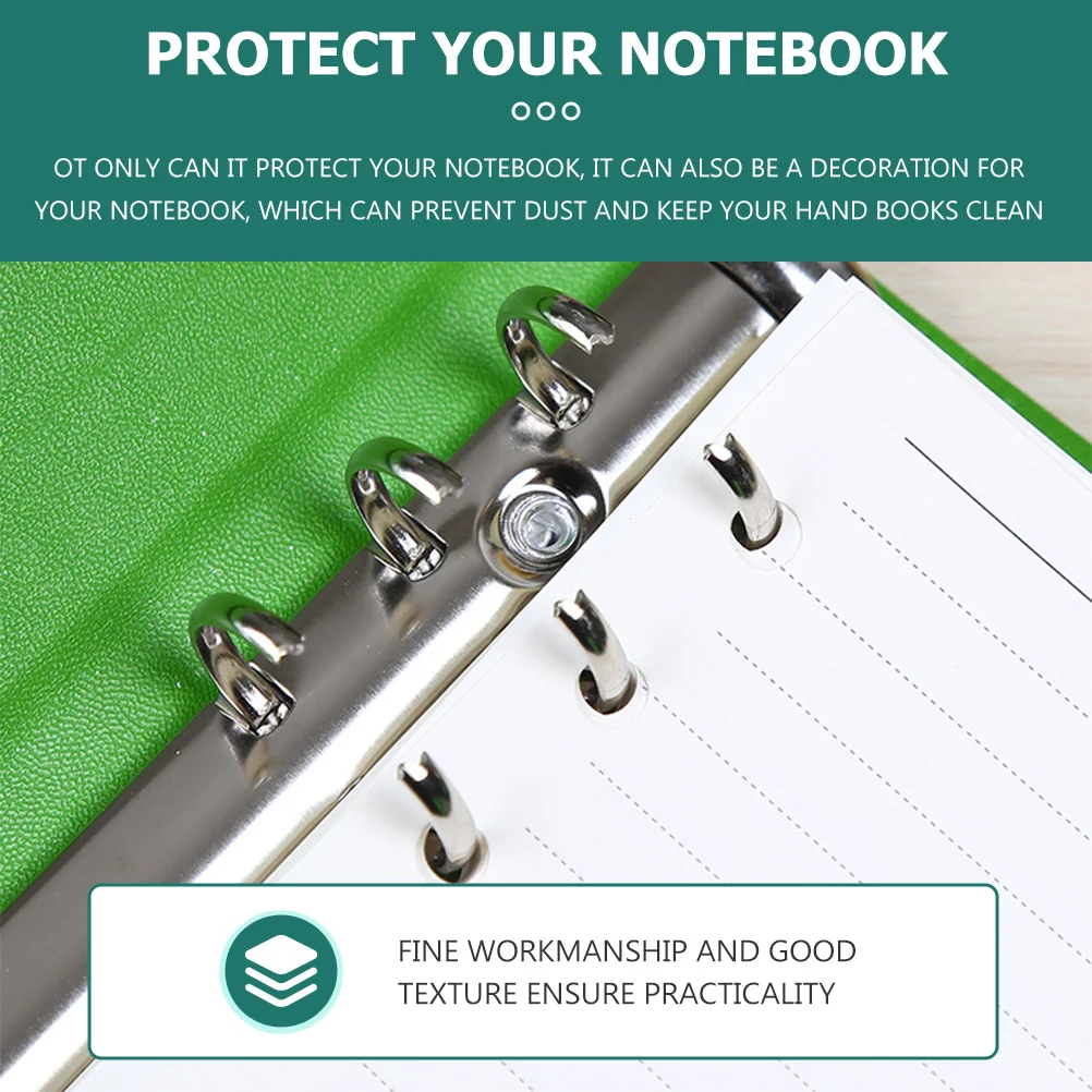 

A6 Binder Crocodile Texture Loose Leaf Notebook Cover Protective Cash Budget Binder Practical Portable Notepad