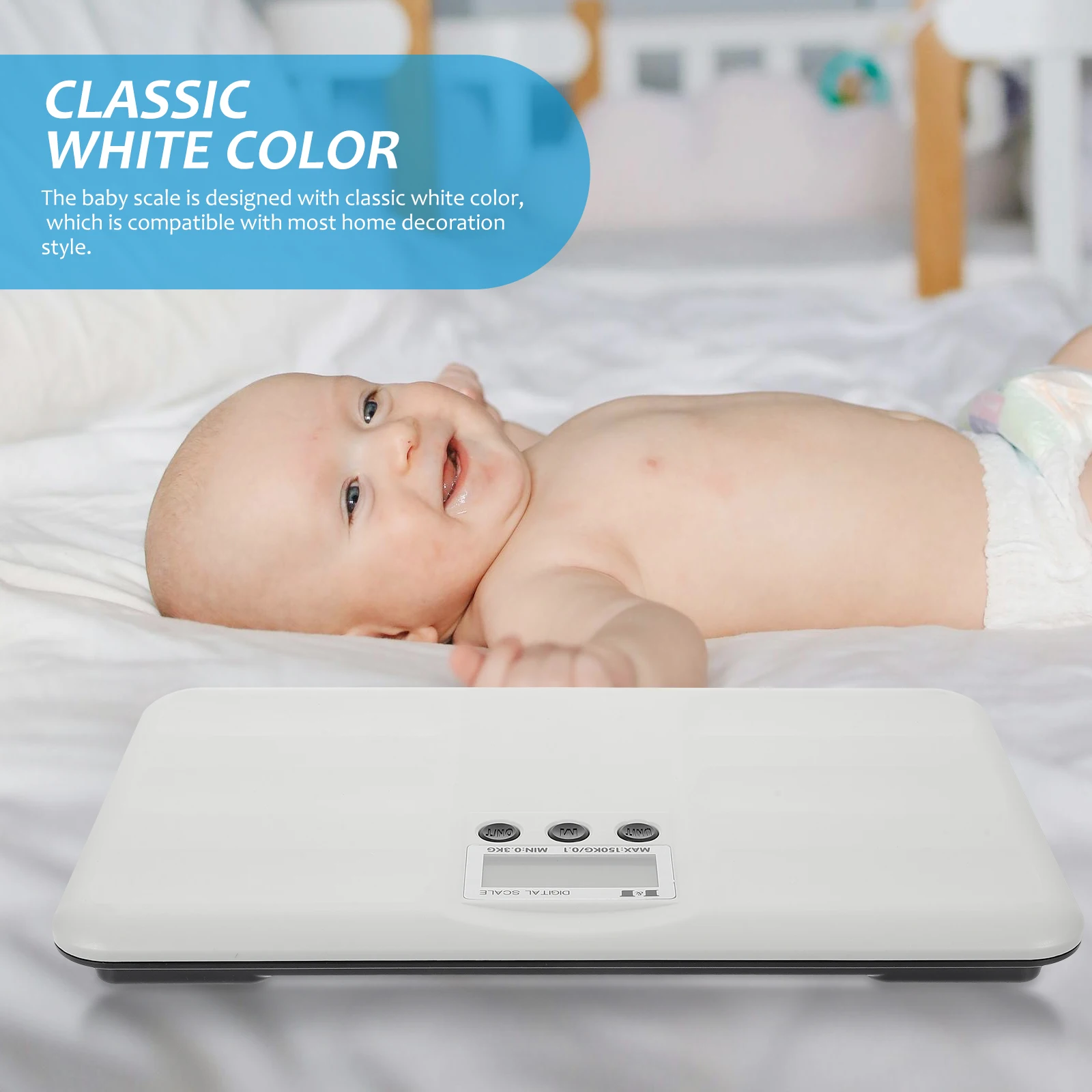

Electronic Pet Scales Puppy Weight Newborn for Weighing Digital Display Body Infant Baby